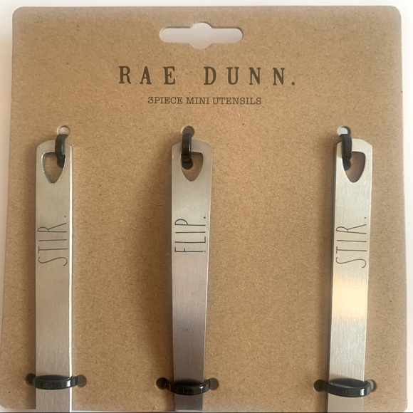 Rae Dunn 3 Piece Mini Cooking Utensils - Picture 2 of 4